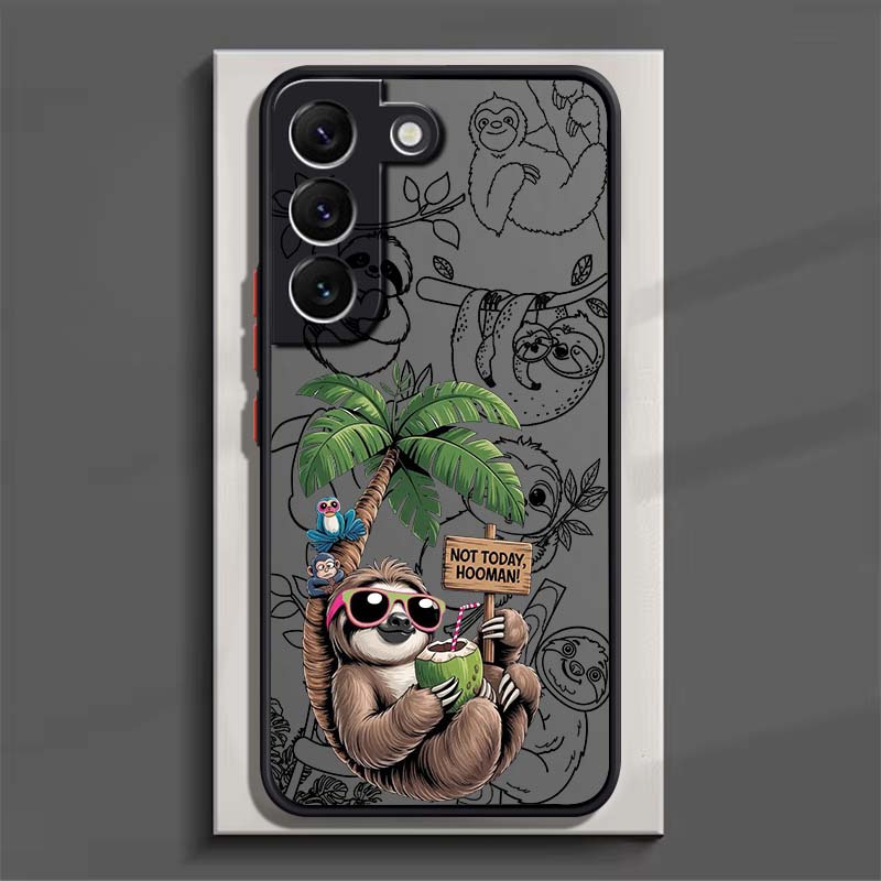 TEMU Cute Cartoon Sloth Anime Phone Case Suitable For Galaxy S8  S9  S10  S10 S20 S20  S21 S21  S22 S22  S23 S23  S24 S25 Ultra Fe Lite Plus 5g