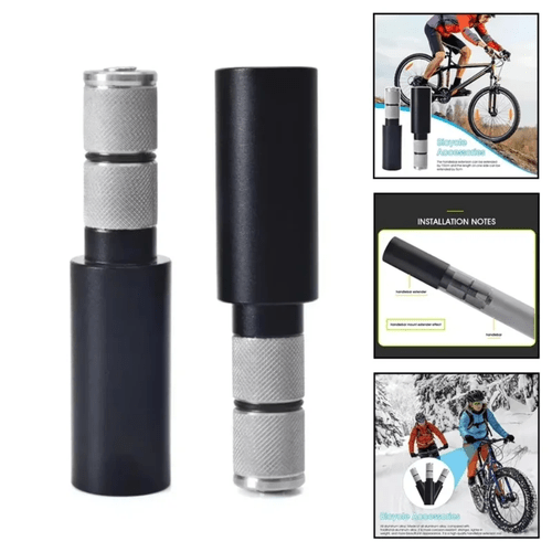 1pair 15 20mm bike handlebar extension adjustable 100mm aluminum alloy handlebar extender stability during riding