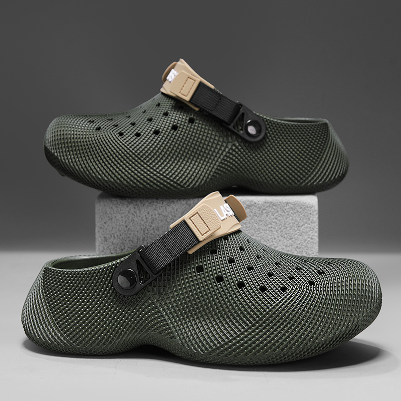 Men's Fashion Platform EVA Shoes, New Design - Slip-On, Breathable Soft-Soled Slippers, Suitable for Outdoor Comfort, Platform Shoes