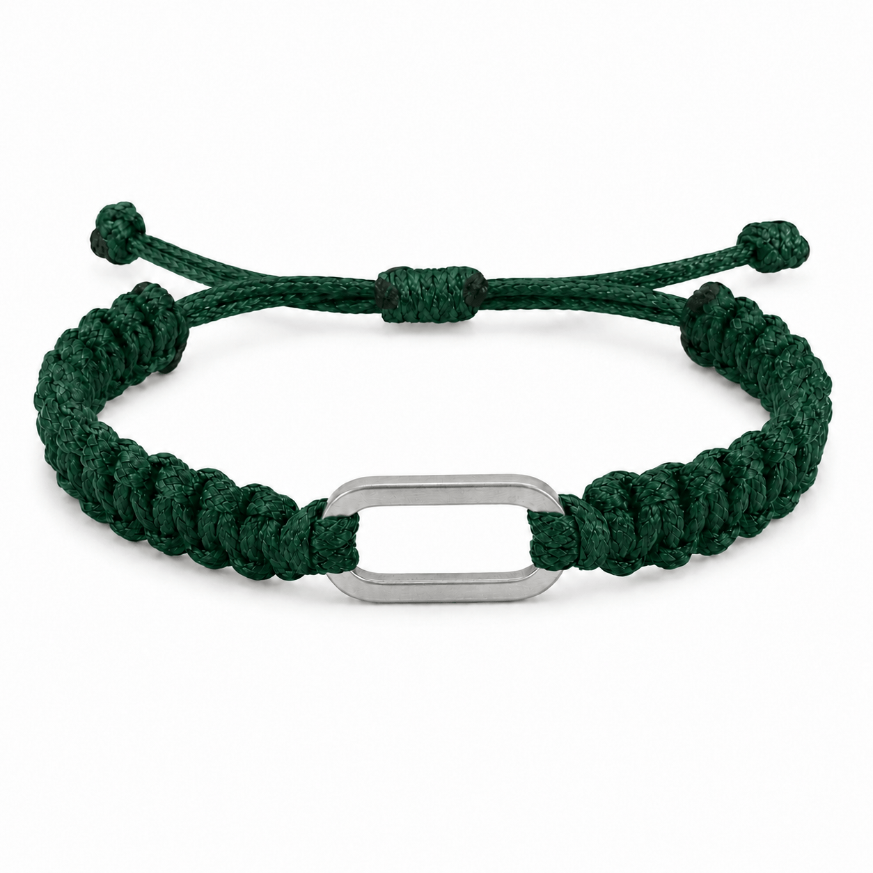Personalized Two Name Oval Link Bracelet, Adjustable Wristband