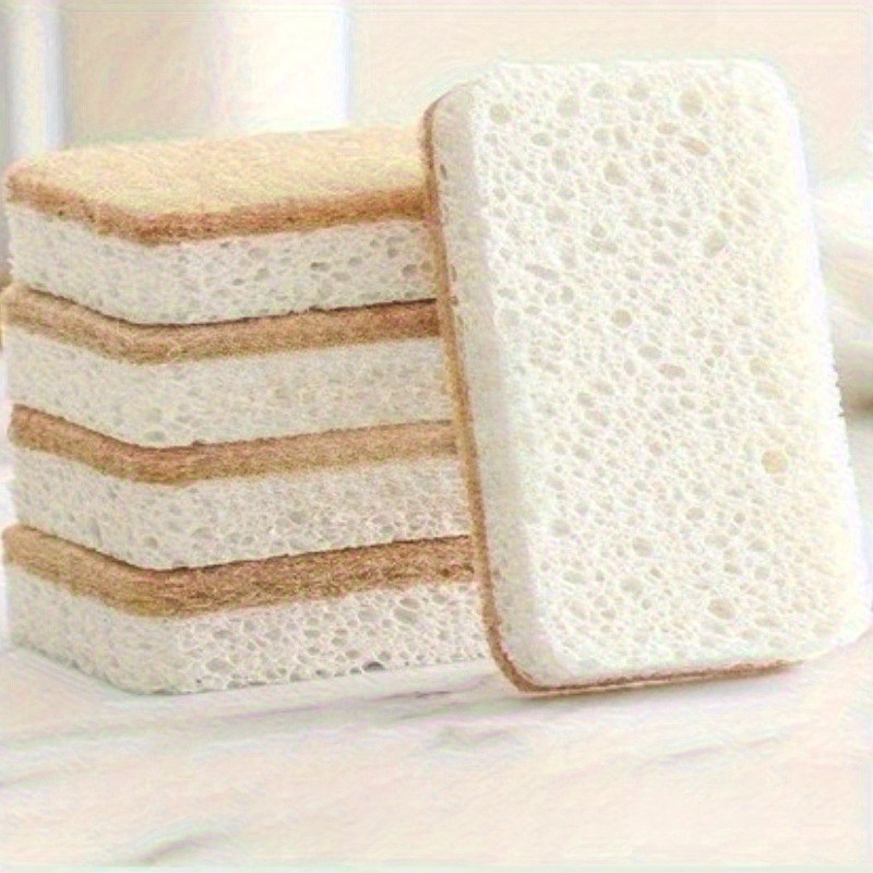 5pcs household cleaning sponges soft and comfortable touch durable reusable kitchen scrubbers for dishwashing and deodorizing