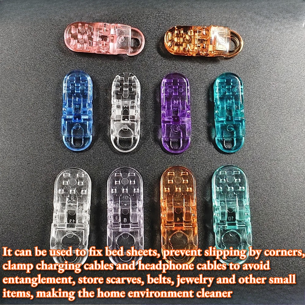 5pcs Glasses Anti-Fall Clip Chain Clip Hearing Aid Anti-Loss Clip Rope Fixing Clip Alligator Clip for Fixing