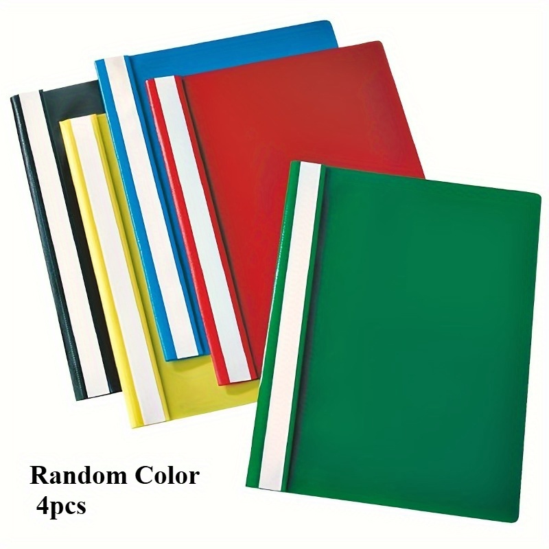 E-shop A4 Farbordner, Projektdatei-Manager, Büro-Aufbewahrungsordner mit großer Kapazität für Dateien und Papier, PVC-Material, verschiedene Farben