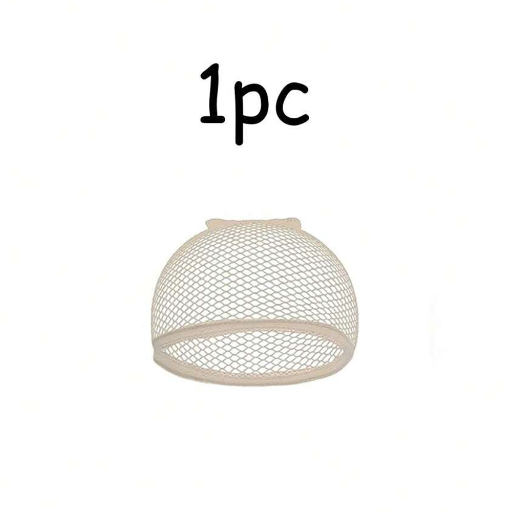 TEMU Wig Hair Net Invisible Headband Mesh Base Women's Hair Net Cover Fixed Set High Elasticity, Elastic Hair Net Suitable For Head Shapes. Open Wig