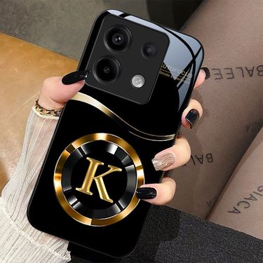 Tempered Glass Phone Case for Redmi Note 13 Pro 5G, Featuring a Full Wrap Design with Ukiyo-E Art, a New European And American Style, Drop-Resistant, Minimalist Watercolor Graffiti Illustrations, And Text.