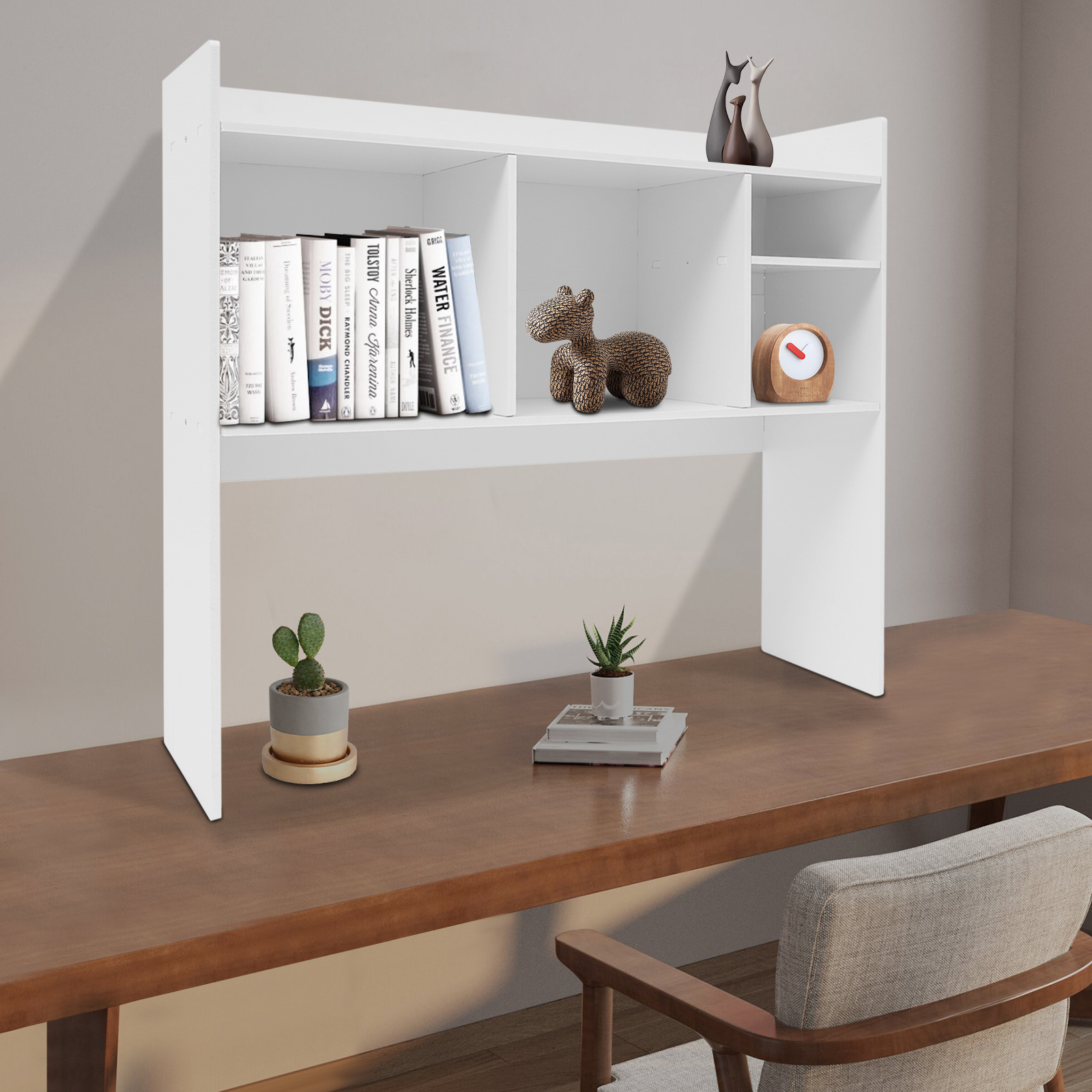 TEMU Étagère de Bureau Organisateur avec , Rangement pour Maison ou Dormitorium - Meuble d' et Décoratif