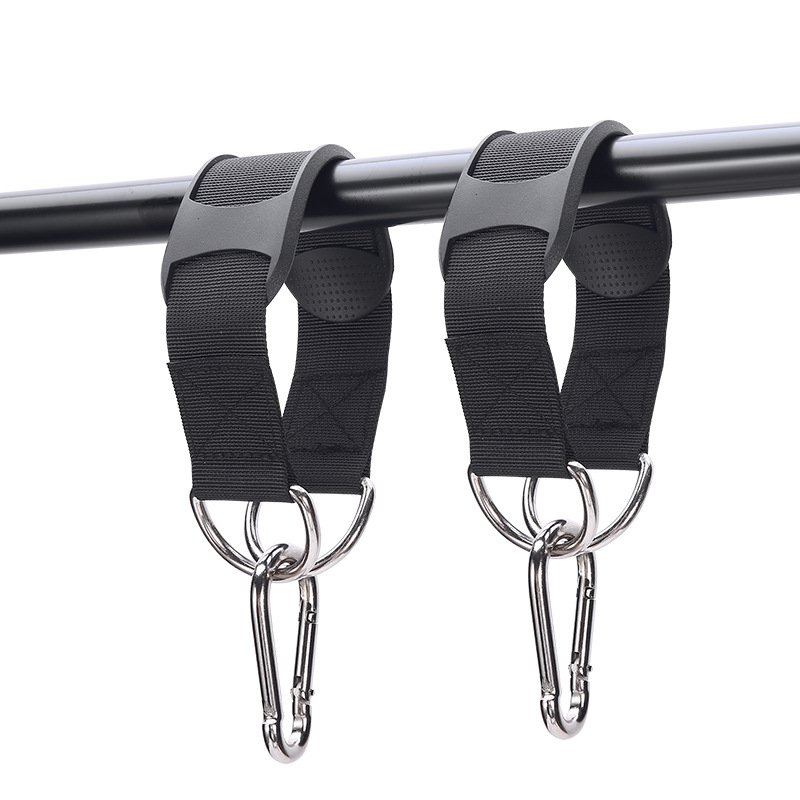 TEMU Heavy-duty Extended Length High-quality Fitness Training Straps With Metal Hooks, Multifunctional Exercise Suspension Straps, Suitable For Gym,