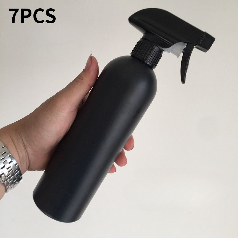 Image of 7pcs 16oz Spray Bottle - Leak Proof, Mist And Spray For Cleaning Solutions, Alcohol, Essential Oils And Hair Bottles, Continuous Spray Bottles For Hair Care