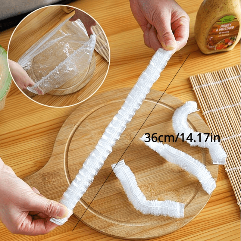 Transparent Plastic Food Wrap for Snacks and Ingredients