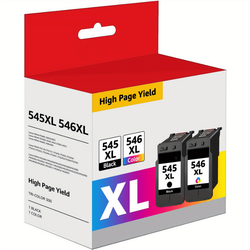 E-shop PG-545XL CL-546XL Ersatzpatronen für Canon Drucker 545 546 XL Mehrpackung für MX495 TR4550 TS3150 TR4551 MG3050 MG2555s MX490 TS3151 MG2550s