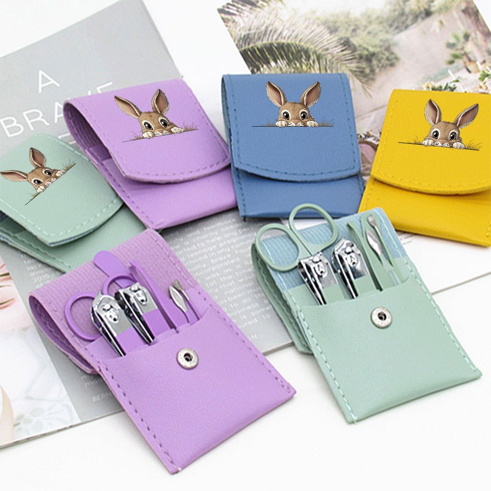 Portable 7pcs Stainless Steel Nail Clipper Set