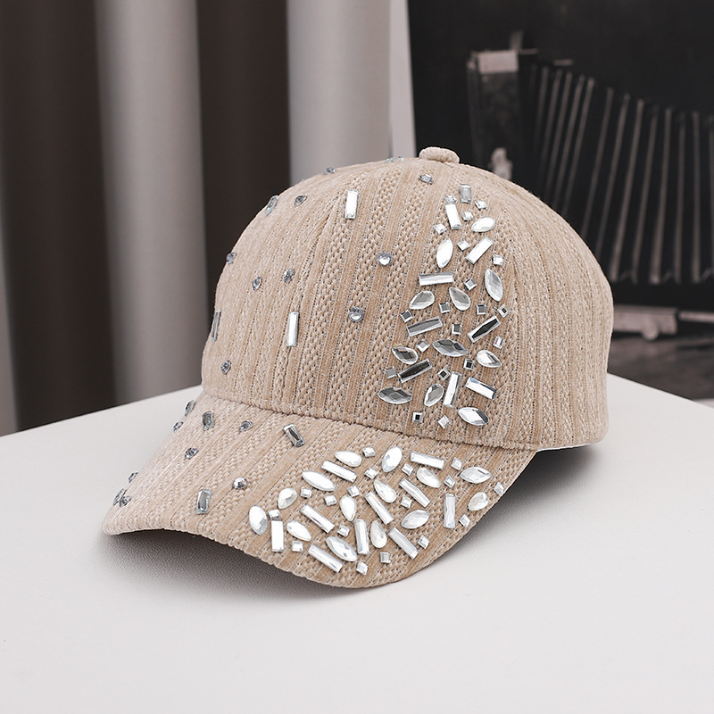 Embellished Tan Cap with Silver Accents Dope Caps for Girls: My Favorite Embellished & Trendy Hat Styles main image 3