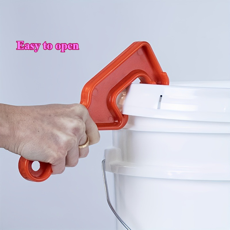 plastic bucket lid opener tool random color 1pc 5 gallon paint can opener with a lightweight and   suitable for   household and industrial use a compact paint can opener with an ergonomic handle for  