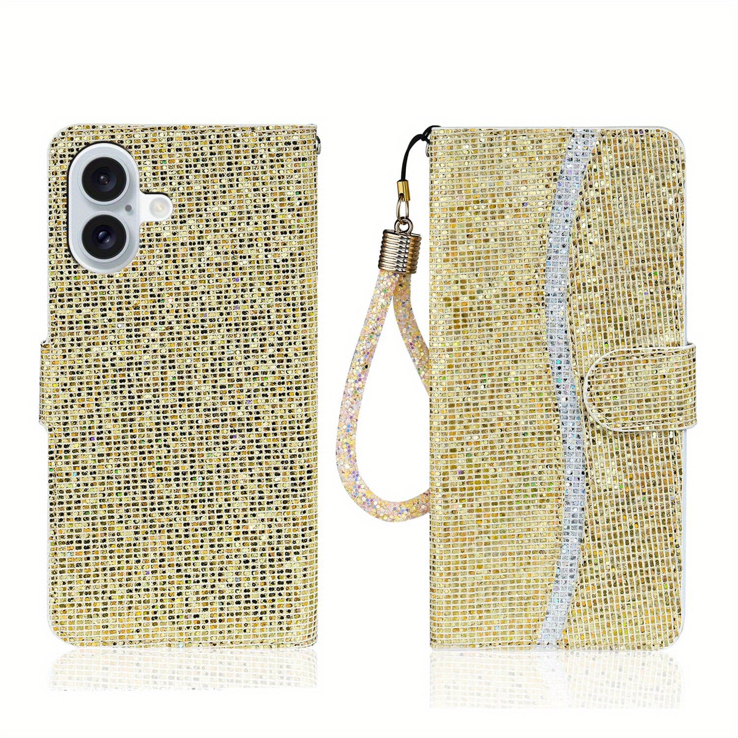 Custodia Flip Protezione 360 Custodia Flip In Pelle Con Porta Carte MagSafe Per IPhone 15/16/17 Pro/Pro Max, Protezione 360° Scheda Madre IPhone 15