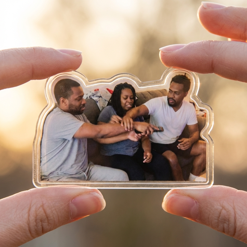 TEMU Imanes de nevera acrílicos planos 2D, paquete de 1/3/5 - Personalizables con cualquier foto de teléfono/obra de arte/paisaje - Regalo DIY