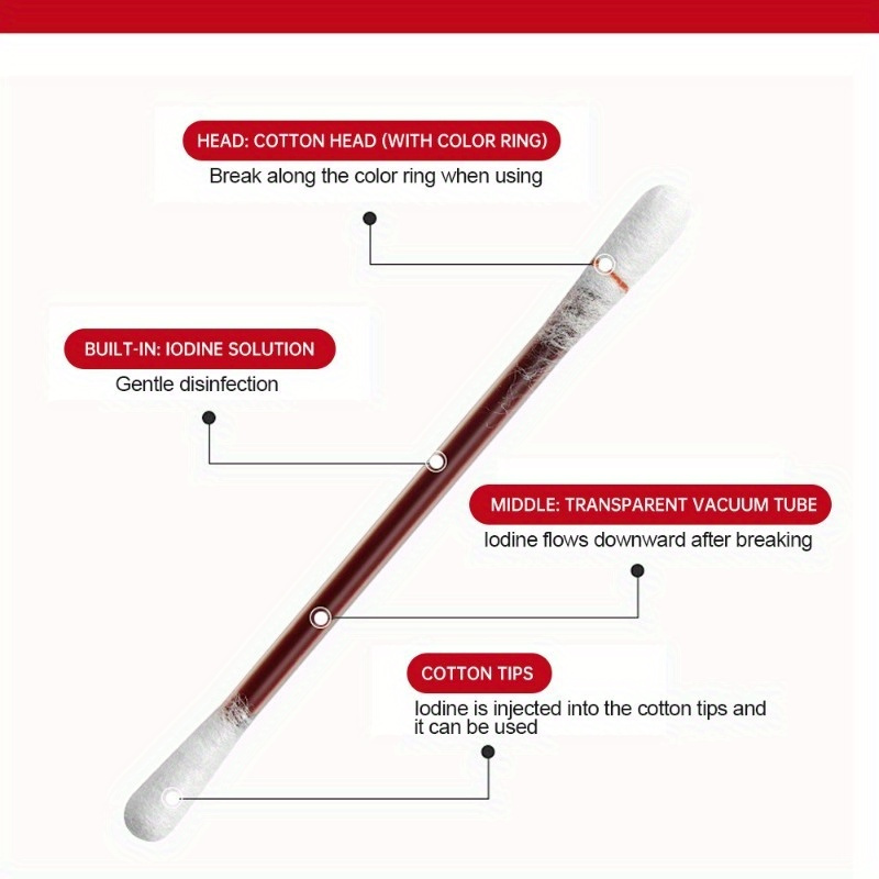 Disposable swabs for personal care and travel - perfect for home use and on-the-go!