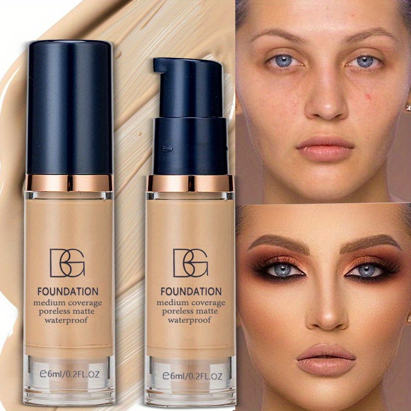 A Liquid Foundation with Six Shades That Provides Complete Coverage, Ideal for Every Skin Type. It Conceals Dark Circles Effectively, Offers Long-Lasting Coverage