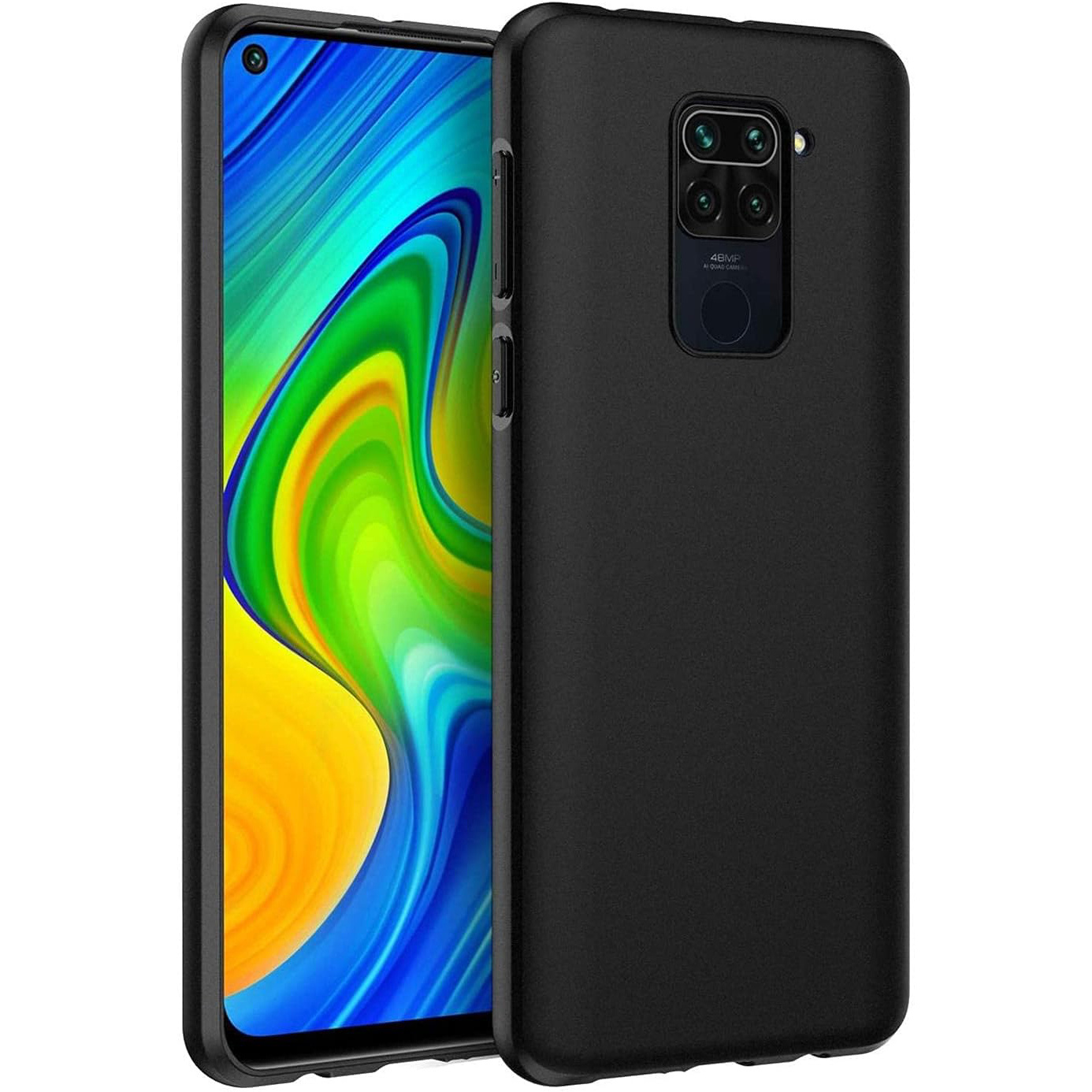 TEMU Custodia per telefono - Custodia per Xiaomi Redmi Note 9, Custodia morbida in silicone , Antigraffio antiurto, Cover per telefono con paraurto