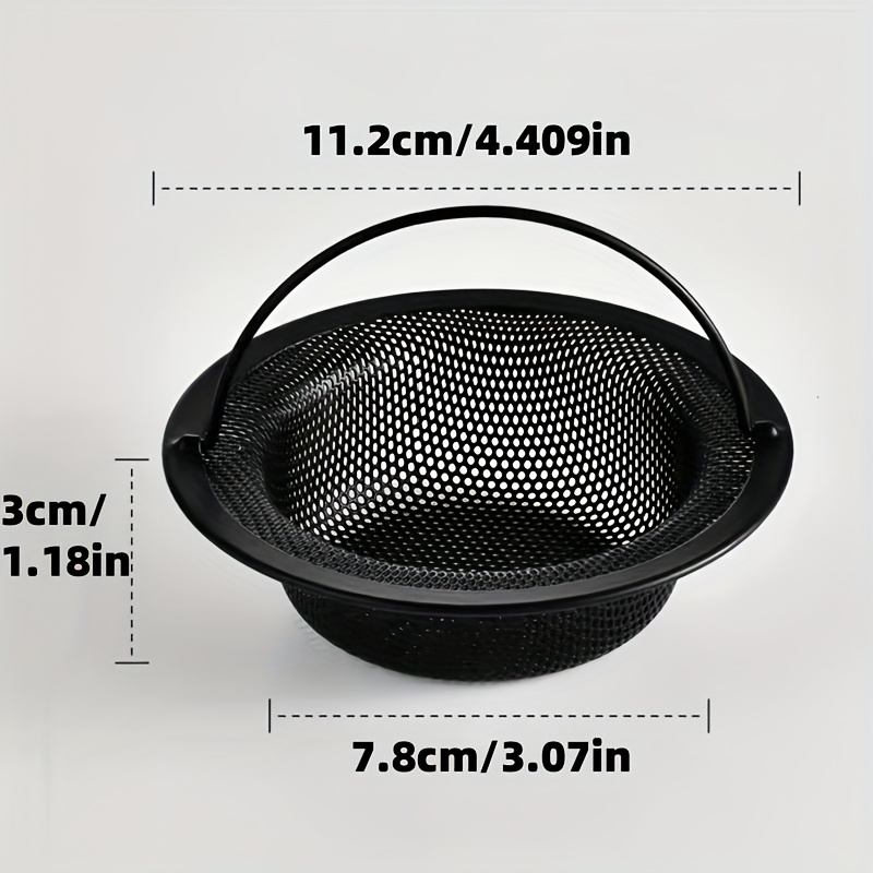 Kitchen Sink Strainer - Fine Mesh Filter Basket With Residue , Universal Clip For , Rust-resistant And Easy To Clean, Prevents Pipe Clogs And Odors, A Must-have Kitchen Tool