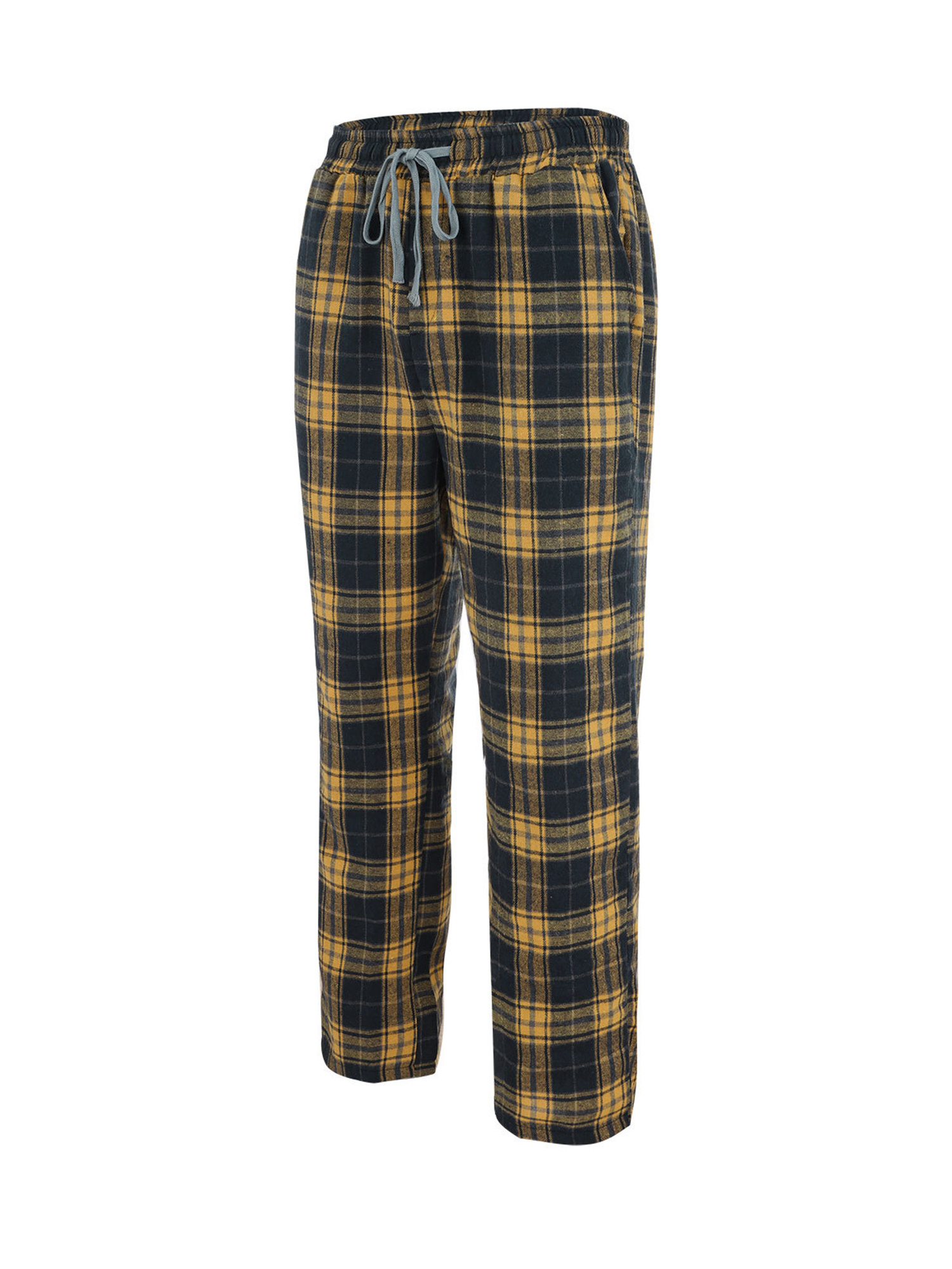 mens fit plaid casual pants comfortable elastic waist Temu