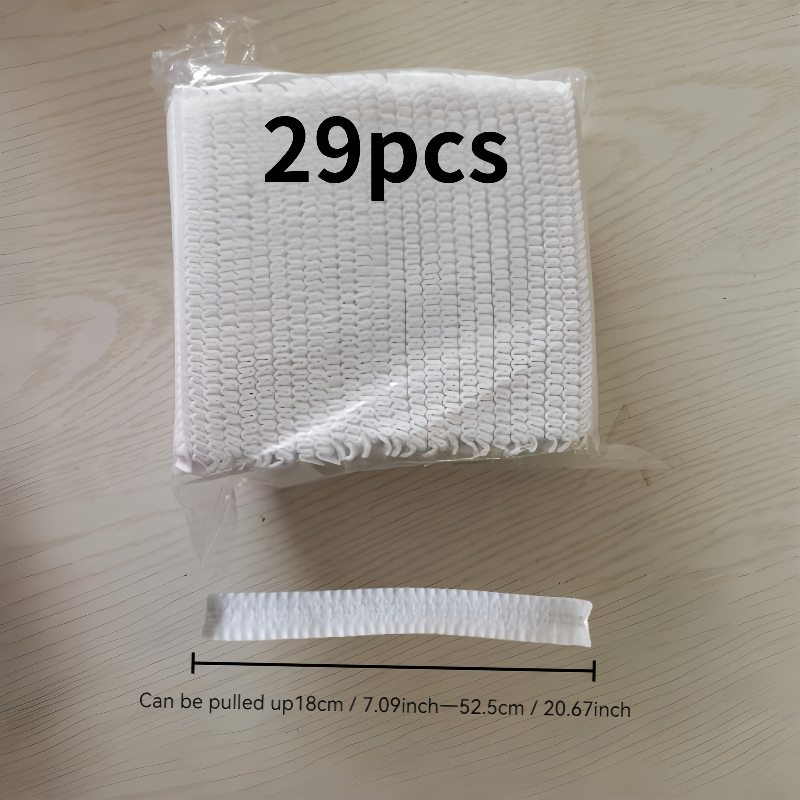 TEMU 29pcs Disposable Dustpan Covers For Home Use - Electrostatic Dust Cloths For Of Hair And Dust - Elastic And Stretchable - No Deformation -