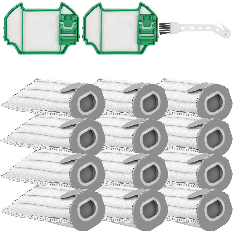 Image of Vacuum Cleaner Bags For Vorwerk Kobold Vk7s Vk7 Fp7s Fp7, Filter Dust Bags For Vorwerk Battery Vacuum Cleaner Vk7 Fp7