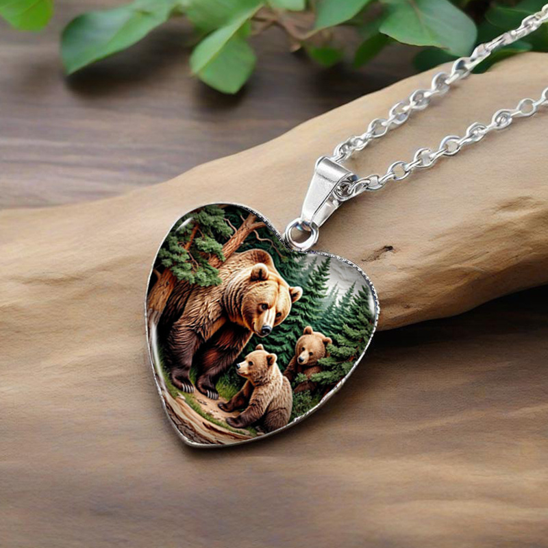 【BLACKPURPLE】25SS★ Vintage bear necklace 772-