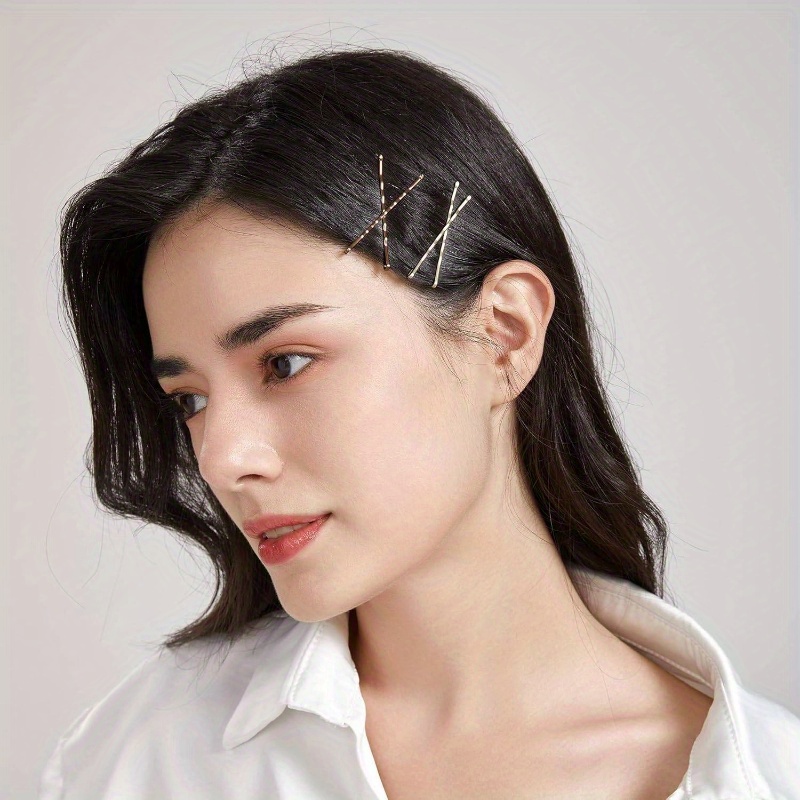 hair clip set 102   set braided hair clips for women bobby pins 60pcs   elastics ties 30pcs snap hair clips 12pcs blonde Product details 1