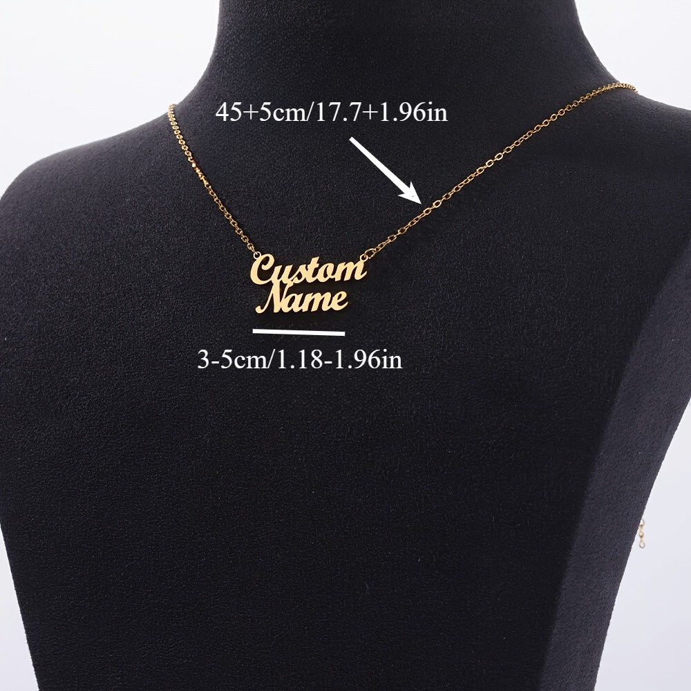 Customized Double Layered Name Necklace for Men and Women