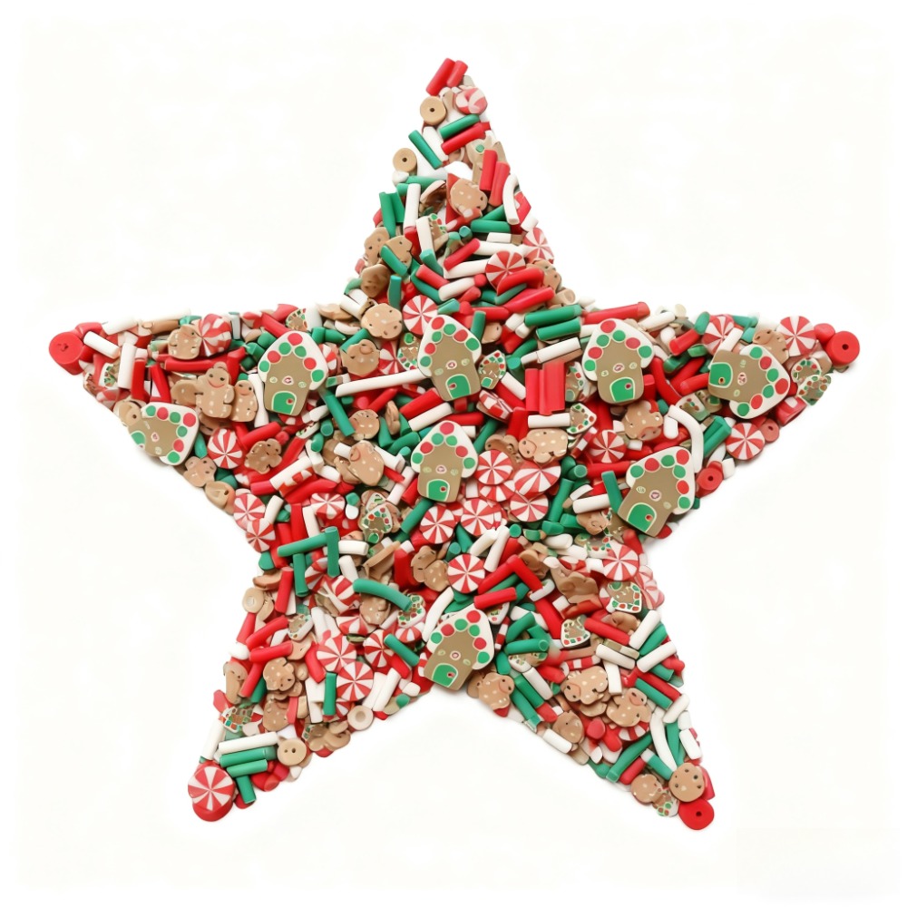 1700 piezas de cuentas de relleno de resina navideña con   de nieve prefabricados, gorros de santa, bastones de caramelo - colores  , verde, dorado,  ,   - para manualidades de resina epoxi,   de uñas,   de accesorios, decoraciones de regalos - suministros de decoración