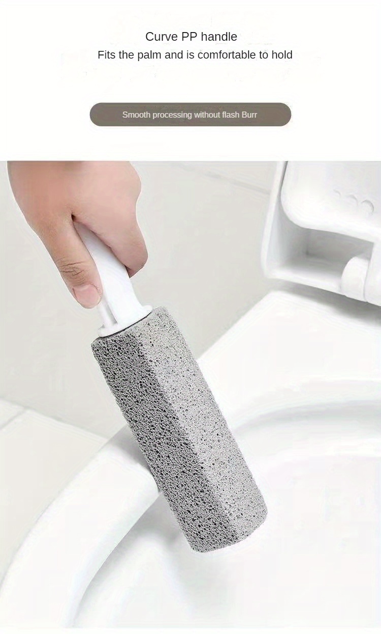 1  purpose toilet brush with ergonomic handle   plastic no electricity needed ideal for bathroom toilet kitchen   rust   limescale remover for tough stains details 5