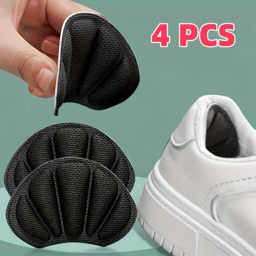 set of 4 memory foam heel inserts insoles for sizing non slip and water resistant heel support