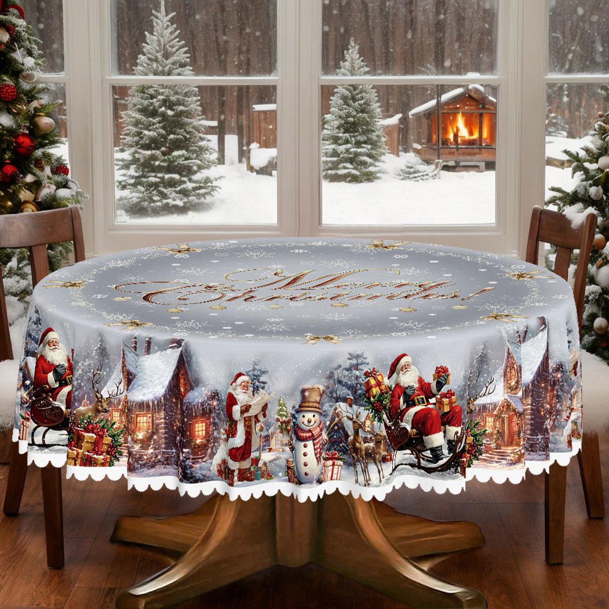 Weihnachtsservietten Mit Glitzer – 20 Stück Motivservietten Für Festliche Tischdeko (33x33 Cm, 3-lagig, Made In Germany)