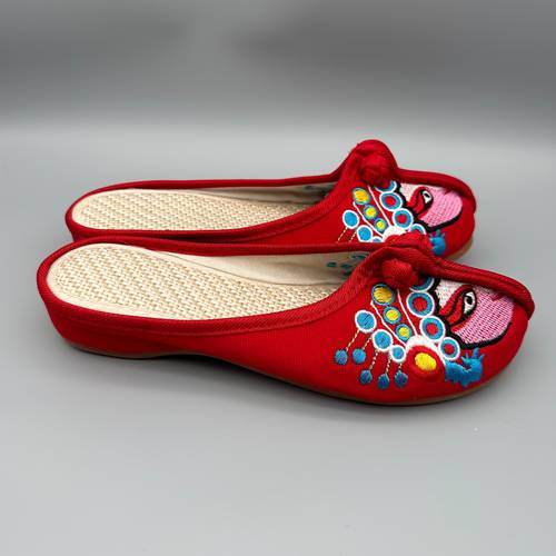item picture 2026 new chinese opera yun tou hua dan embroidered womens toe covered slippers costume shoes recommended to size larger women shoes