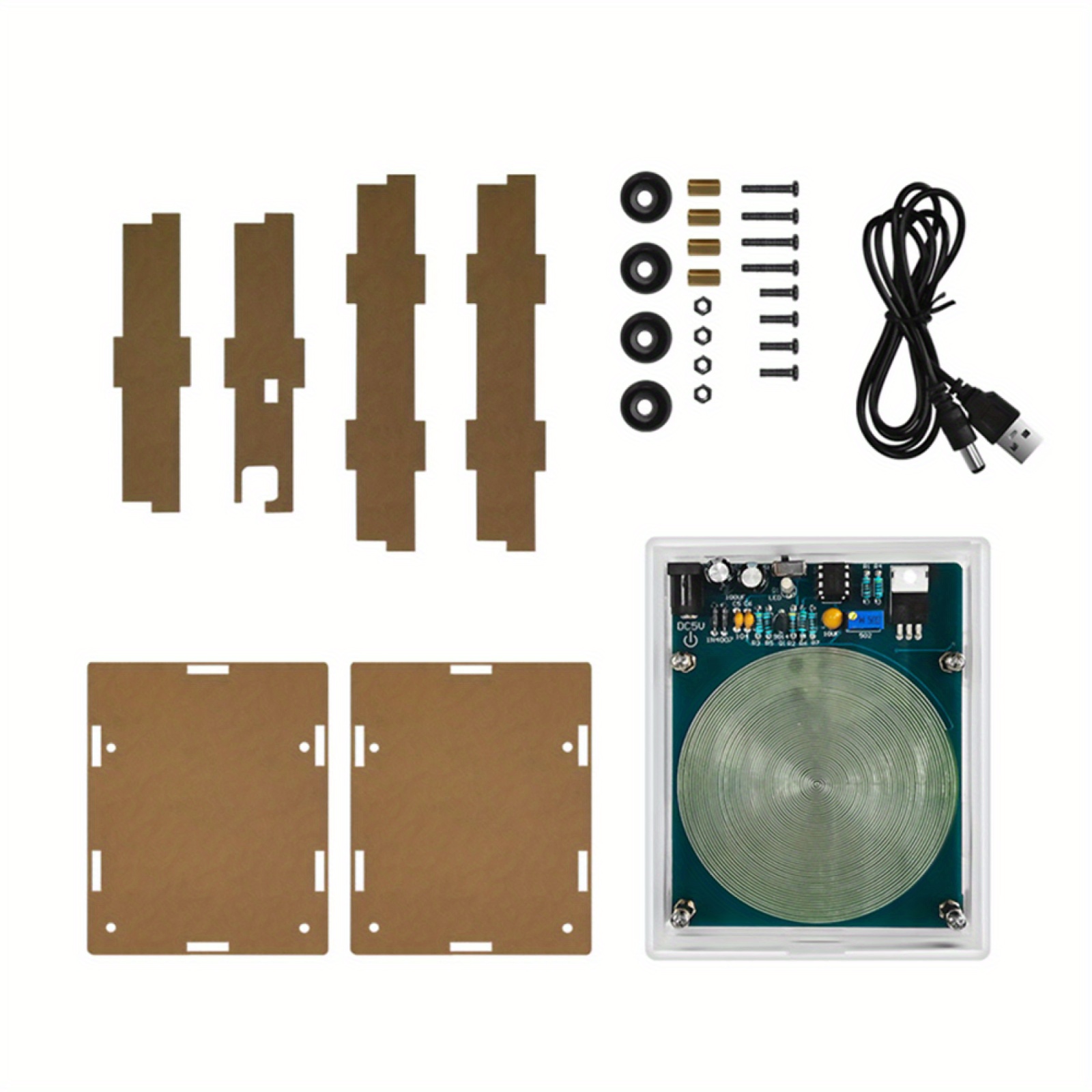 Générateur De Résonance Onde Sinusoïdale Réglable 0,01-30000 Hz - Machine Fréquence Sonore Avec Coque Acrylique