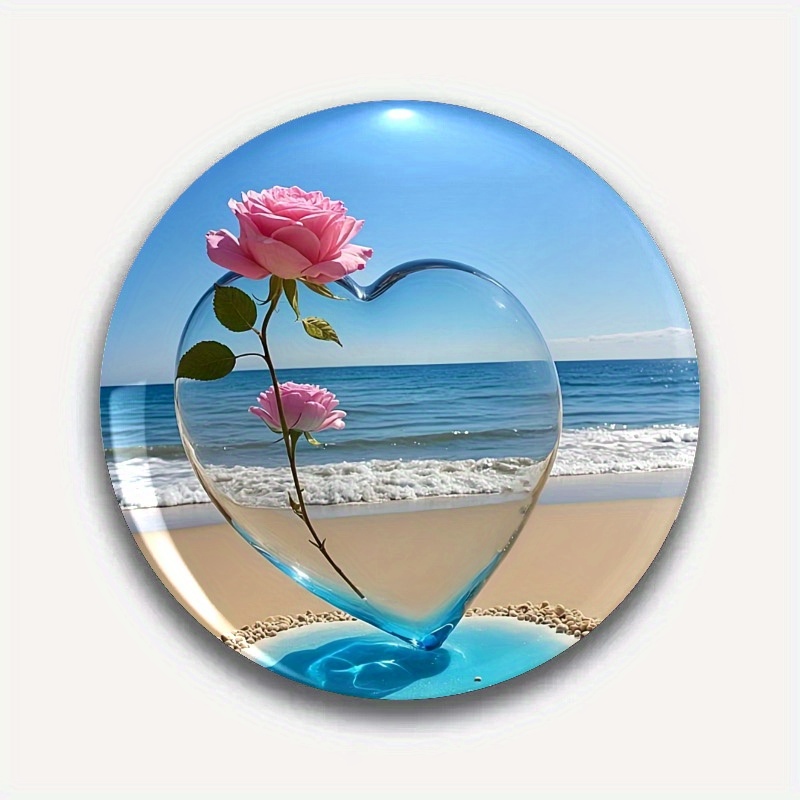 TEMU 2d Flat, Round Durable Magnet, Suitable For Refrigerator, Whiteboard, Craft, Photo, Sticker, Postcard, Tool, Kitchen Accessory, Girlfriend Gift,