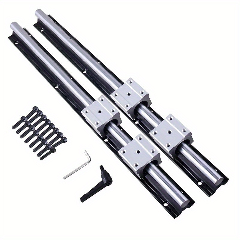 Sbr12 Linear Rail Kit- 1300mm Stainless With 4 Bearing Blocks For Semiconductor/cnc (pre-drilled Holes)