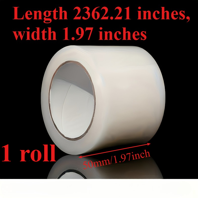 TEMU 1 Roll, 5cm × 60m, Length 2362.21 Inches, Width 1.97 Inches, High- Thickened Weatherproof Self-adhesive Window Sealing Tape, Seamless