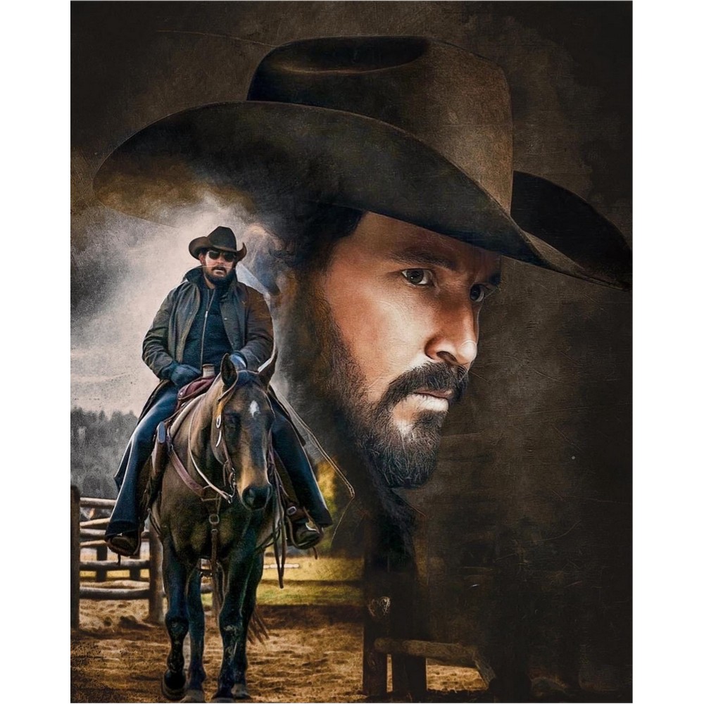 TEMU 2d Diamond Painting Set - Tv Series Character Series, Painting For Adults, Home Decor Wall Art