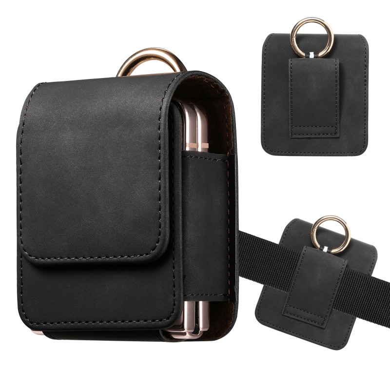 TEMU Phone Case - Retro Universal Folding Phone Case Side Card Slot Belt Clip For Flip4 Flip5 Flip6 Flip7fe Suitable As Easter, Christmas, Halloween
