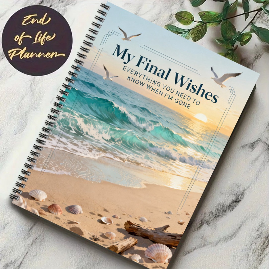 TEMU 1pc Upgraded Life End-of- Notebook: Funeral Arrangements, Heir Planning, Long-term Record, Planner, Suitable For , , Goal Setting And Tracking,