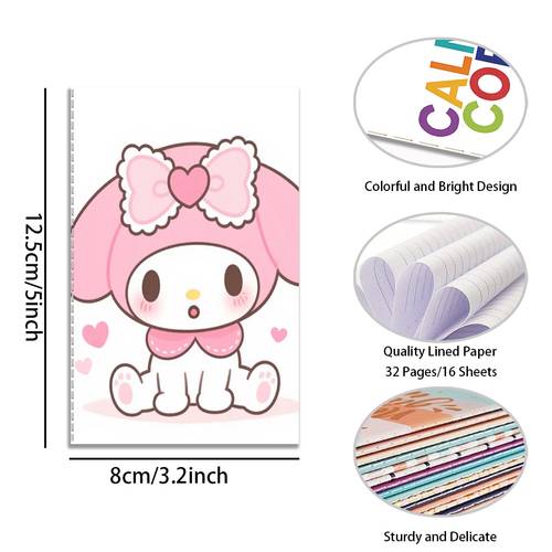 personal organizers 12pcs set pocket notebooks mini notebook themed illustration character design suitable for womens daily recording scrapbooking creation 3 2 x 5 inches