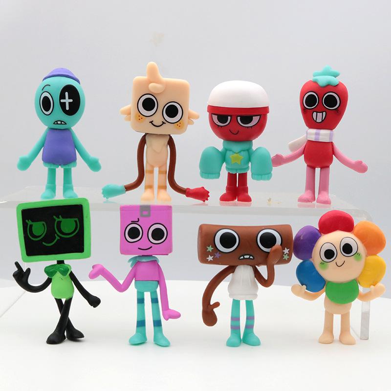 

8pcs World Character Figurines Set, Pvc Collectible Monster Dolls, Ideal For Halloween, Christmas, Thanksgiving Gifts, Birthdays, And Gifting, With Party Decorations, For 14+