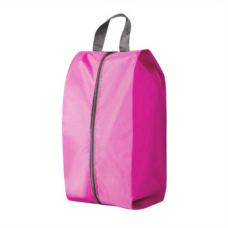 TEMU [1 Portable Shoe Bag] Portable 1 Shoe Storage Bag | Travel Nylon Shoe Bag With Sturdy Zipper Pocket