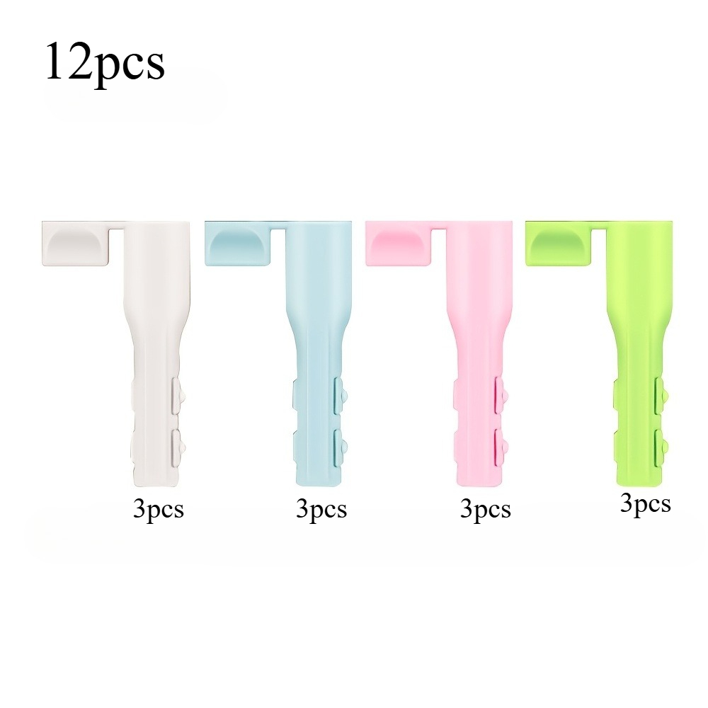 TEMU Lot de 12 protège-câbles, protège-câble USB-C réglable, protège-câble de charge - avec bouchons -poussière, housse de flexible pour cordon de
