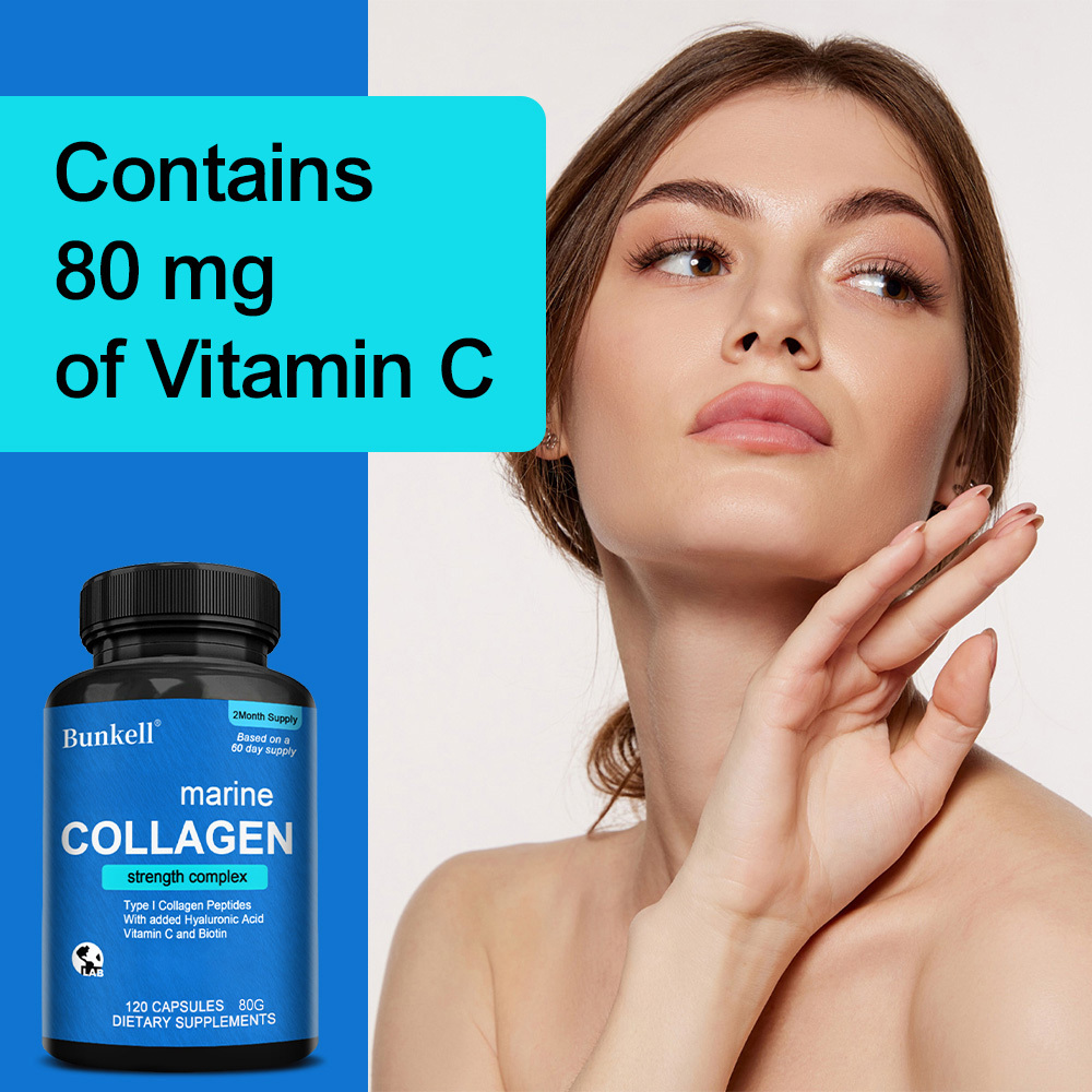 Marine Collagen Supplement with Vitamin C and Biotin