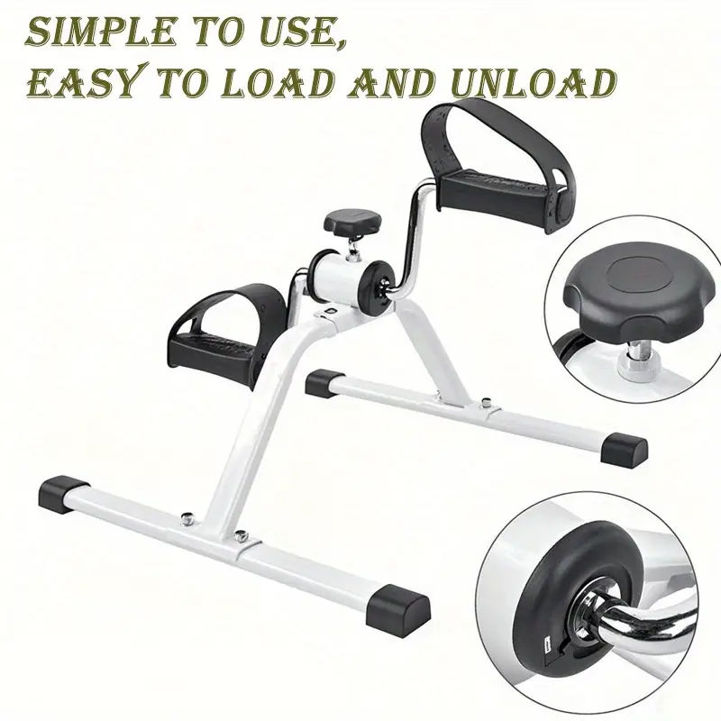 1pc adjustable mechanical under desk bike pedal exerciser foldable manual training equipment with non slip pads tension adjustable knob fixed slope for home office seniors adults no battery needed christmas gift senior exercise equipment compact exercise equipment sturdy construction muscle recovery tool spacesaving fitness gear materials fitness enthusiasts Product details 3