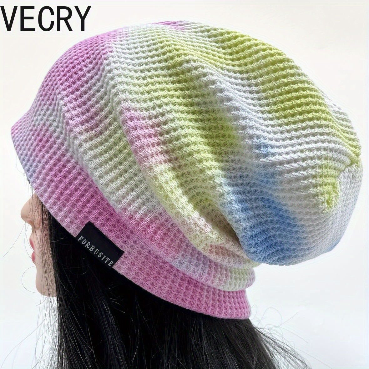 

1pc Vecry Women's - Polyester Hat , , , - Christmas Ski Skull Cap