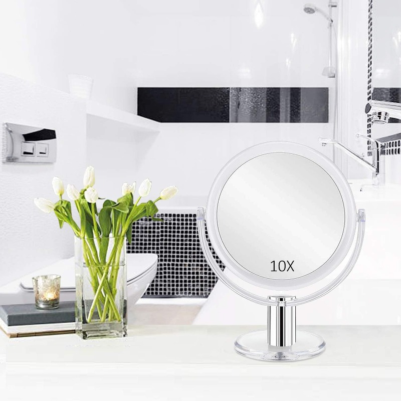 Fabuday Double-Sided Magnifying Mirror with Stand
