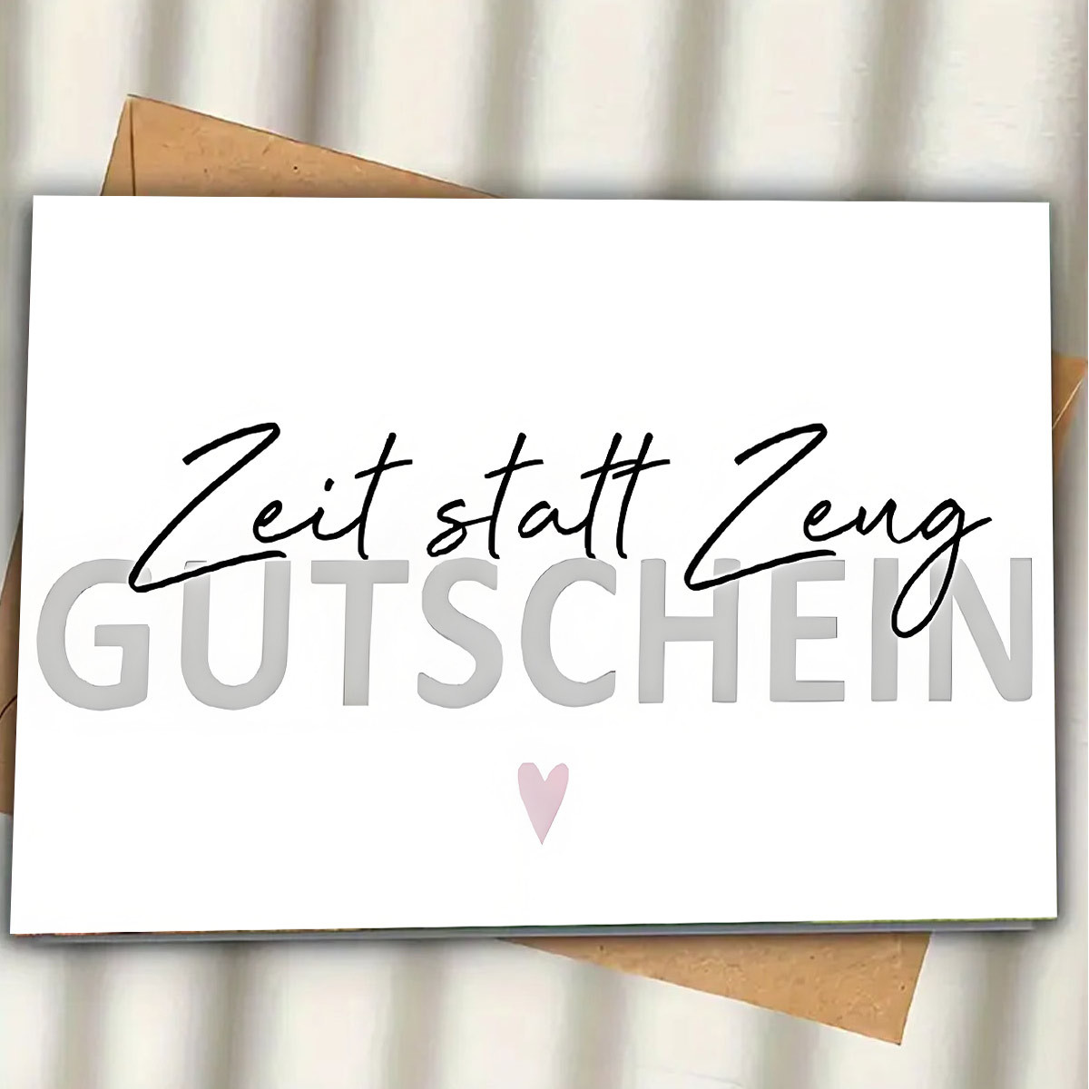 Image of 1 "zeit Statt " (time, Not Noise) – A Fun German Birthday Card, A And Humorous Love Card, With A And With – A Fun German For Your Husband